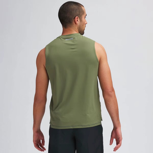 Vente en gros de débardeurs haut de gamme pour hommes Vêtements de sport de gymnastique en polyester et coton vierge Vêtements d'entraînement Fitness Vêtements décontractés Fournisseur prêt à expédier - Product Image 2