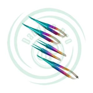 Mưa Bow Màu sắc Micro forceps Set thép không gỉ siêu microsurgery cụ 5-mảnh cơ sở của các công cụ phẫu thuật CE ISO13485 - Product Image 6