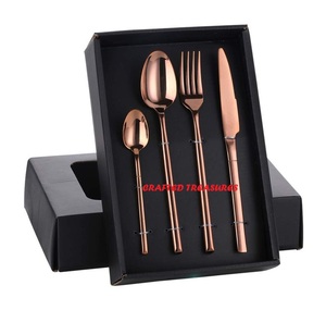 Juego de Cubiertos de Acero Inoxidable de Diseño Personalizado, Suministro del Fabricante de India, Color Morado, Cuchillos, Tenedores y Cucharas para Regalos - Product Image 2