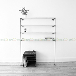 KDD68008 4-Tier Pipe <b>Storage</b> <b>Rack</b> 120x30x180 (cm) Standing Type for <b>Kitchen</b> Use - Product Image 4