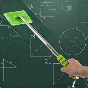 31/50 センチメートル拡張可能な手持ち黒板消しゴムミニ家庭用モップクリーニングブラシ学校の学生子供ハンズフリークリーニングツール - Product Image 2