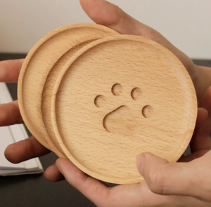 Sous-verre en bois pour la maison et la cuisine Utilisation Meilleure vente Sous-verre en bois Meilleur sous-verre en bois 4 pièces - Product Image 4