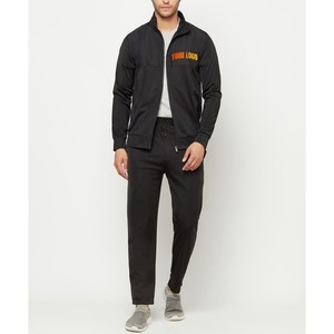 Dernier modèle de sweat-shirt simple en coton de couleur unie pour hommes Survêtement de jogging uni à coupe ajustée pour l'hiver pour hommes - Product Image 1