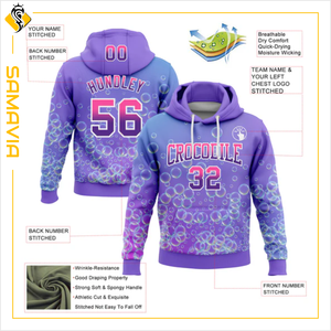 SAMAVIA Sweat à capuche sportif unisexe Sweat-shirt à sublimation personnalisé durable pour équipes Clubs et promotions Motif imprimé de style estival - Product Image 2