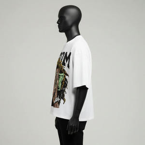 เสื้อยืดโอเวอร์ไซส์ผู้ชาย ผ้าคอตตอน/ใยไผ่คุณภาพสูง 300gsm ไม่มีแขน เป็นมิตรกับสิ่งแวดล้อม เนื้อผ้าหนา รับสกรีนลายตามสั่ง - Product Image 5