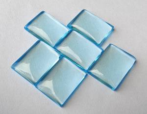 Wholesale Natural for Blue Quartz Cabochon Rectangle Baguette Cut Flat Back IGI Certified All Loose Gemstones for Jewelry - Product Image 3