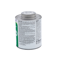Colle pour tuyaux en PVC pour conduites industrielles, tubes DWV, conduites robustes en UPVC, ciment pour tuyaux CPVC, ciment solvant gris de qualité américaine