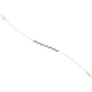 สร้อยข้อมือเทนนิสเพชรสำหรับผู้หญิงสร้อยข้อมือทอง14K สุดหรูเหมาะสำหรับเป็นของขวัญ - Product Image 1