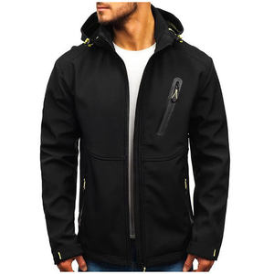 Veste Softshell d'extérieur à capuche respirante et coupe-vent de haute qualité Durable et Durable, taille et couleur personnalisées - Product Image 3