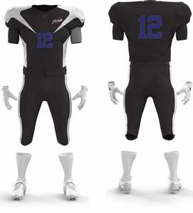 Uniforme de football américain pour les jeunes Uniforme à manches courtes pour garçons Design personnalisé Respirant - Product Image 5