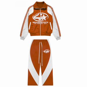 Streetwear personnalisé Survêtement Ensemble Deux Pièces À Capuche Et Joggers Coupe Surdimensionnée Mode Sportswear En Gros Pour Hommes Femmes - Product Image 3