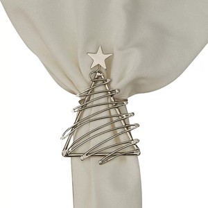 Wholesale Metal Silver <b>Christmas</b> <b>Tree</b> Napkin Ring For <b>Christmas</b> <b>Table</b> Decor and Gifting in Best Price - Product Image 2