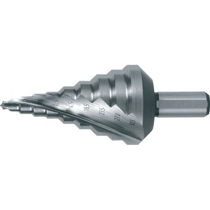 RUKO HSS Spiral Fluted <b>Step</b> <b>Drill</b> Bit 5.3-30.5 mm Drilling Range 2 Cutting Edges 9 <b>Steps</b> for Metal Crafts - Product Image 1