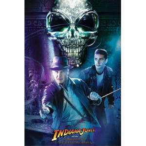 Indiana Jones Kingdom of the Crystal Skull <b>Poster</b> Design Postcard - Product Image 1