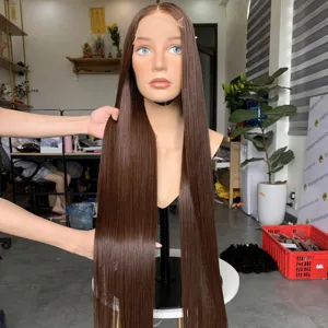 Frontal peruk çoklu donörler saç uzatma çift çizilmiş vietnam insan saçı