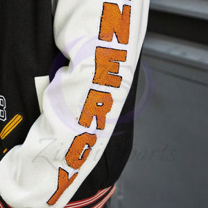 Vestes d'université de baseball à blocs de couleurs pour hommes Design unique Nouveau Design Confortable Facile à Porter Loose Fit - Product Image 4