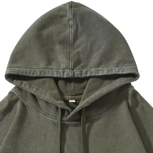 Sudadera con Capucha de Alta Calidad, Personalizable con Logotipo, MOQ Bajo, Corte Regular, Felpa de Algodón, Estilo Vintage, Gruesa, de Invierno, con Bolsillos, Unisex - Product Image 3