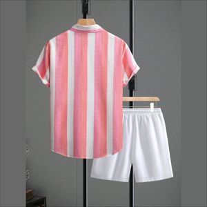 เสื้อโปโลมีกระดุมผ้าโพลีเอสเตอร์/ ผ้าฝ้ายระบายอากาศได้ดีชุดเล่นกีฬาผ้าคอปกและกางเกงขาสั้นสำหรับผู้ชายฤดูร้อนตามสั่ง - Product Image 2