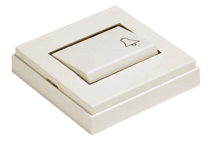 Pulsante a campana con simbolo avorio 250V 10A (Famatel 5010) - Product Image 1
