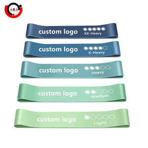 Ensemble de bandes de résistance élastiques en latex pour la musculation et les étirements à domicile, emballées dans des sacs - Product Image 3