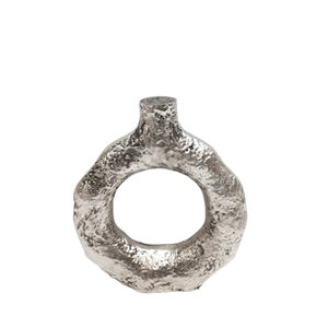 Best Seller Home Decorative Aluminum Modern <b>Flower</b> Vase Nickel Antique Silver Colour <b>Flower</b> Pot <b>for</b> Table Top <b>Centrepiece</b> - Product Image 5