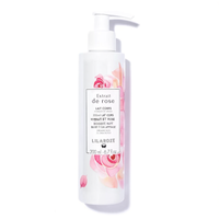 Lilaroze Paris 200ml Lait Corporel Extrait de Rose Hydratant et Apaisant au Beurre de Karité Produit de Soin pour la Peau
