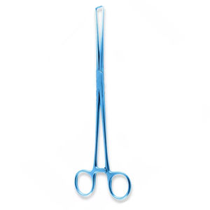 Forceps utérins de haute qualité, revêtement bleu, gynécologie, acier médical de qualité chirurgicale - Product Image 5