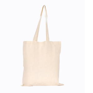 Sac fourre-tout en toile de coton écologique pour femmes |   Sac d'épicerie et de plage réutilisable avec logo personnalisé imprimé, avec une longue poignée en corde - Product Image 2