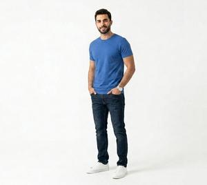 T-shirt basique 100 % coton, coupe classique – Toucher doux, fabrication Istanbul pour hommes et femmes, vente en gros, marque personnalisée - Product Image 2
