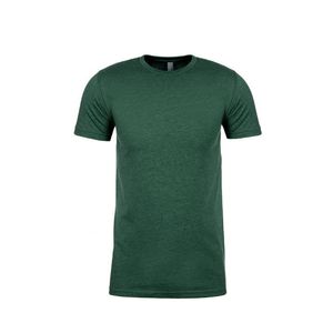 65% Polyester, 35% Combed <b>Ring</b>-Spun Cotton T Shirts Collar Crew Neck Classic XS-3XL Poly Cotton Jersey T Shirt - Product Image 3