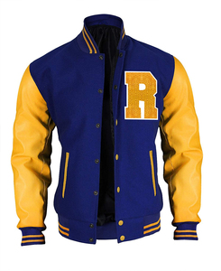 Chaqueta Varsity de Béisbol para Hombre con Diseño de Bordado Personalizado, Cuello Alto y Logotipo Frontal, Fabricada en Pakistán 2025 - Product Image 6