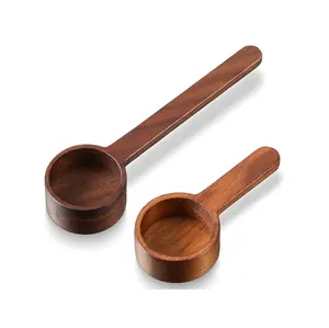 Деревянная мини-ложка, твердая деревянная ложка ручной работы для супа, акации, ложка для варенья с ручной полировкой по низкой цене