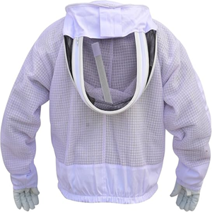 Veste d'apiculture imperméable, anti-piqûres, vêtements de protection en polyester, durable, respirant, vêtements d'apiculture légers, combinaison pour le miel - Product Image 2