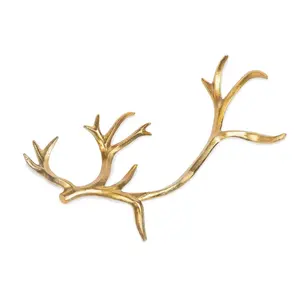 Sculpture de taureau en métal artisanale de luxe pour la décoration intérieure moderne, statue de taureau en métal abstraite, art d'intérieur, sculpture polie moderne - Product Image 1