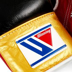 Gants de boxe gagnants lacés personnalisables de haute qualité en cuir véritable multi-couleurs de haute qualité pour l'entraînement des arts martiaux - Product Image 5