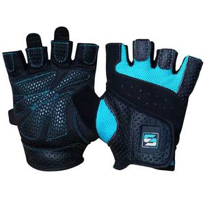 Guantes de gimnasio de medio Dedo de cuero genuino personalizados más vendidos equipo de seguridad de entrenamiento resistente para deportes de ciclismo y Fitness - Product Image 6