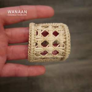 Napkin Rings, Rattan Napkin Rings, Wicker Napkin Rings, Table Decor - Product Image 2