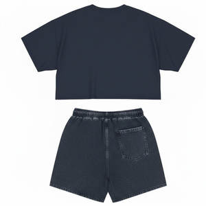 Conjunto Deportivo Casual Clásico para Hombre, Camiseta de Malla Transpirable, Pantalones Cortos de Baloncesto, Ropa Deportiva de Entrenamiento, 100% Algodón para Ejercicio al Aire Libre - Product Image 2