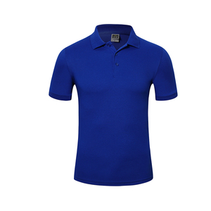 Chemises polo unies en gros pour hommes et femmes, chemises polo en coton avec logo personnalisé - Product Image 6