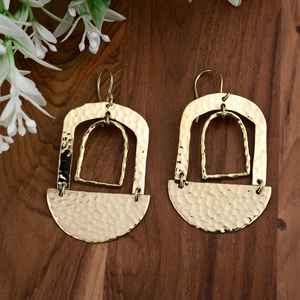 Boucles d'oreilles délicates en or-boucle d'oreille-boucle d'oreille sirène-bijoux de boucle d'oreille faits à la main kylin - Product Image 1