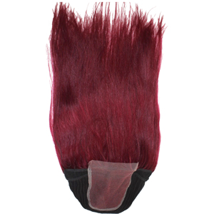 Perruque rouge de qualité supérieure cheveux humains 100% cheveux humains, meilleure qualité naturelle vierge cheveux humains avant de lacet perruque pour les femmes noires - Product Image 5