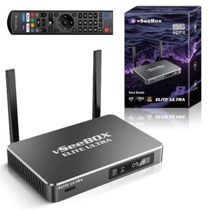 กล่องรับสัญญาณทีวี NEW SALES VSeeBox Elitee Ultra 8K Android 12 แรม 4GB ความจุ 128GB - Product Image 1