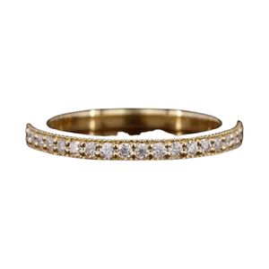 Anillo de Bodas de Oro de 18K con Diamante Cultivado en Laboratorio, Corte Redondo, Certificado IGI, Joyería de Diamantes, Anillos de Bodas de Diseño Festoneado para Mujer, Regalo - Product Image 1