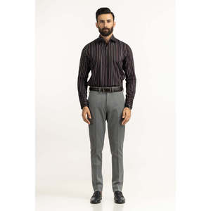 Camisas de Vestir Modernas a Rayas FS-STR25-251, 100% Algodón Popelina, Manga Larga, Casual, Antiarrugas, Tallas 3XL-6XL para Verano y Otoño - Product Image 2