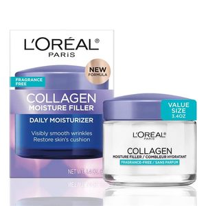 L'Oreal Paris Collagen Moisture Filler <b>Face</b> Cream, Anti-Aging <b>Face</b> Moisturizer 3.4 Oz - Product Image 1