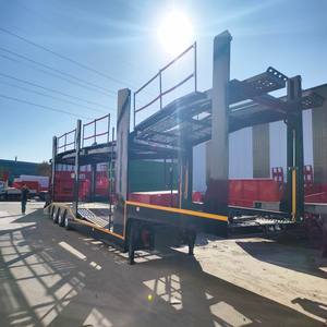 Semi-remorque à plateau de 40 tonnes à 3 essieux d'<span class=keywords><strong>occasion</strong></span> pour machines agricoles - Product Image 5