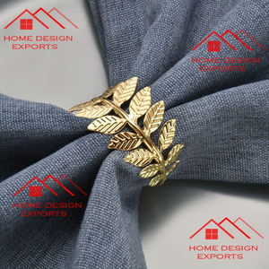 Servilletero de Metal de lujo con acabado dorado de diseño nórdico para bodas, fiestas en casa, eventos, decoración, servilletero de Metal al por mayor - Product Image 6