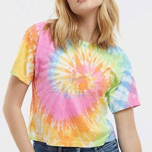 Top corto con tinte de corbata para mujer, ropa de calle, gran oferta, hecho en Material de alta calidad, Top corto con tinte de corbata para mujer - Product Image 6