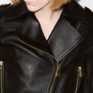 Nueva chaqueta de cuero de moda para mujer, chaqueta de cuero de Pu para mujer, chaqueta de cuero transpirable de alta calidad para mujer - Product Image 3