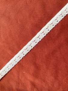 Diseño de moda Flor Bordado Encaje Recorte Malla suave Encaje Ajuste para damas Vestido Ropa Bordado - Product Image 5